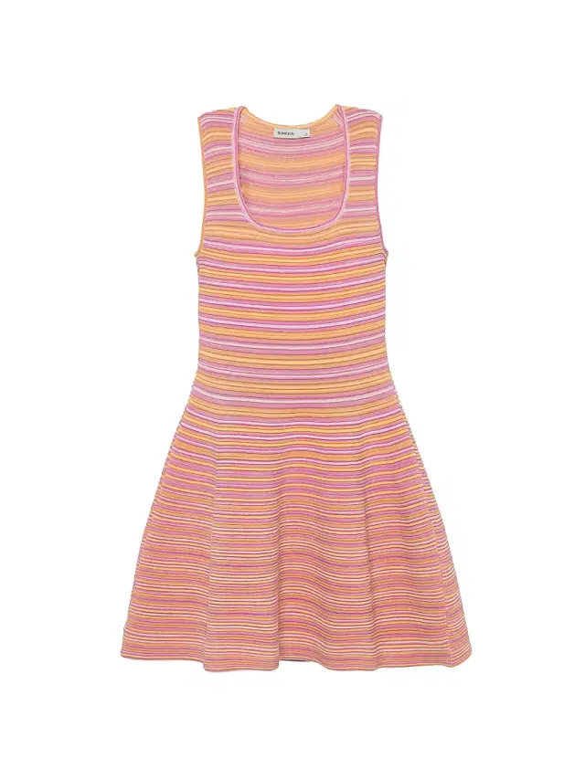 Women's Cally Striped Knit Minidress - Citrus Multi