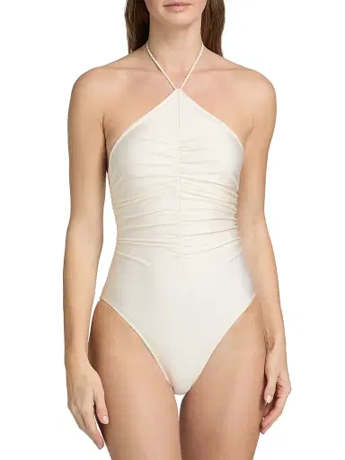 Solid & Striped Women's The Mina Halter One-Piece Swimsuit | Thumbnail 3