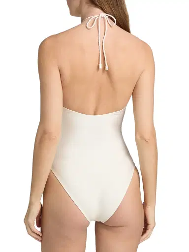Solid & Striped Women's The Mina Halter One-Piece Swimsuit | Thumbnail 4