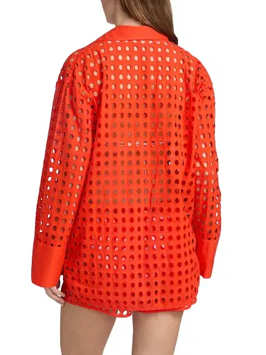 Solid & Striped Women's The Jaclyn Tunic - Habanero - Size Large | Thumbnail 4