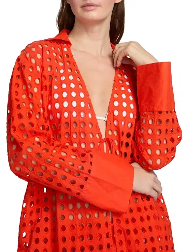 Solid & Striped Women's The Jaclyn Tunic - Habanero - Size Large | Thumbnail 5