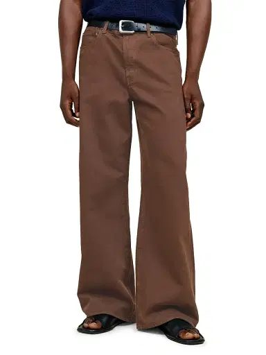 The Elder Statesman Men's Hunter Baggy Jeans - Wenge - Size 33 | Thumbnail 2