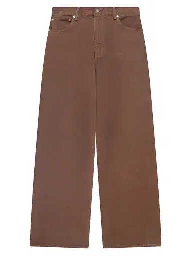 The Elder Statesman Men's Hunter Baggy Jeans - Wenge - Size 33 | Thumbnail 1