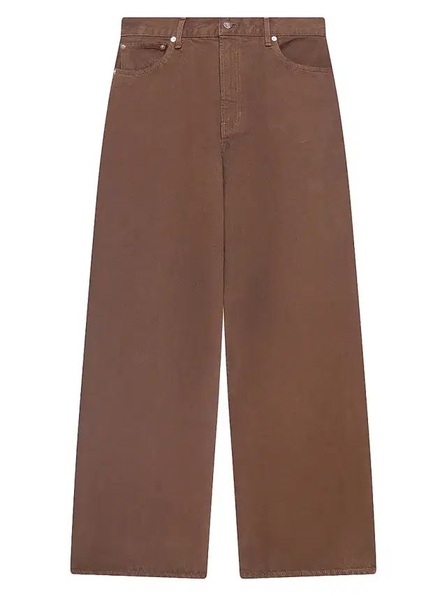 The Elder Statesman Men's Hunter Baggy Jeans - Wenge