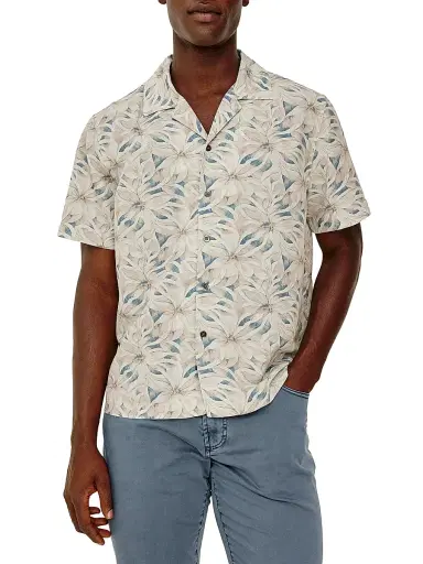RAILS Men's Rhodes Callalily Camp Shirt | Thumbnail 3 RAILS Men's Rhodes Callalily Camp Shirt | Thumbnail 3