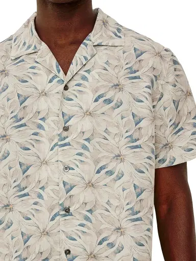 RAILS Men's Rhodes Callalily Camp Shirt | Thumbnail 5 RAILS Men's Rhodes Callalily Camp Shirt | Thumbnail 5
