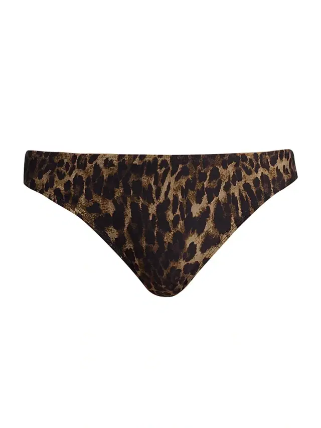 Women's Vintage Leopard Bikini Bottom - Vintage Leopard Print