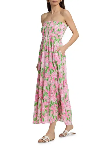 Lilly Pulitzer Women's Anali Floral Maxi Dress | Thumbnail 2 Lilly Pulitzer Women's Anali Floral Maxi Dress | Thumbnail 2