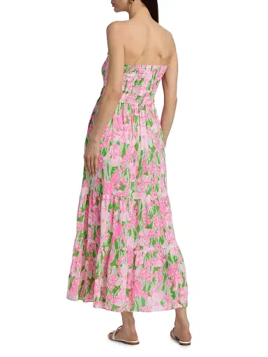 Lilly Pulitzer Women's Anali Floral Maxi Dress | Thumbnail 4 Lilly Pulitzer Women's Anali Floral Maxi Dress | Thumbnail 4