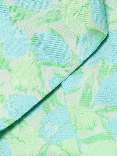 Lilly Pulitzer Women's Kels Floral Jacquard Miniskirt - Capri Blue - Size 14 | Thumbnail 7 Lilly Pulitzer Women's Kels Floral Jacquard Miniskirt - Capri Blue - Size 14 | Thumbnail 7