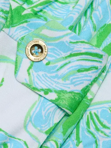 Lilly Pulitzer Women's Colman Belted Midi Dress - Capri Blue Galloping Gals - Size 14 | Thumbnail 7 Lilly Pulitzer Women's Colman Belted Midi Dress - Capri Blue Galloping Gals - Size 14 | Thumbnail 7