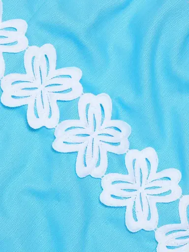 Lilly Pulitzer Women's Davis Lace Stripe Maxi Dress - Capri Blue - Size 16 | Thumbnail 7 Lilly Pulitzer Women's Davis Lace Stripe Maxi Dress - Capri Blue - Size 16 | Thumbnail 7