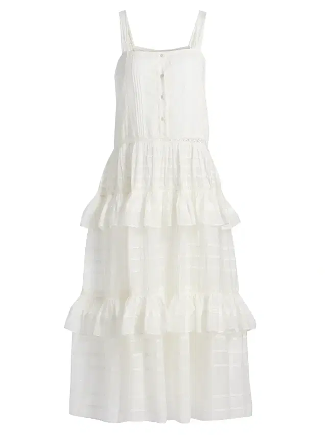 Ramy Brook Women's Daria Embroidered Voile Midi-Dress - White