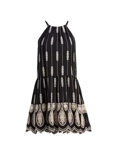 Ramy Brook Women's Kaelyn Embroidered Minidress | Thumbnail 1