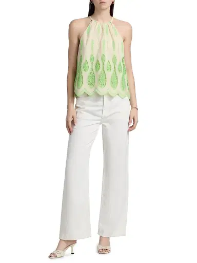 Ramy Brook Women's Selina Embroidered Top | Thumbnail 2 Ramy Brook Women's Selina Embroidered Top | Thumbnail 2