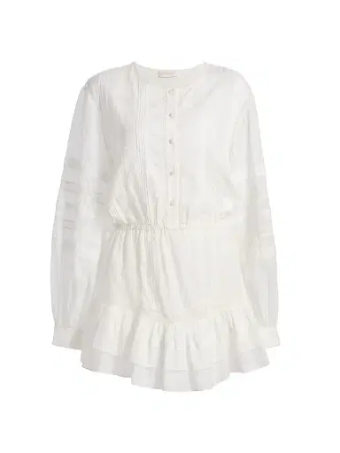 Ramy Brook Women's Arabella Embroidered Voile Minidress - White - Size XXL | Thumbnail 1 Ramy Brook Women's Arabella Embroidered Voile Minidress - White - Size XXL | Thumbnail 1