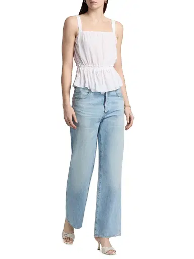 Ramy Brook Women's Giorgia Peplum Tank - Ivory - Size XL | Thumbnail 2 Ramy Brook Women's Giorgia Peplum Tank - Ivory - Size XL | Thumbnail 2