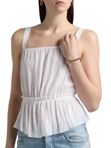 Ramy Brook Women's Giorgia Peplum Tank - Ivory - Size XL | Thumbnail 6 Ramy Brook Women's Giorgia Peplum Tank - Ivory - Size XL | Thumbnail 6