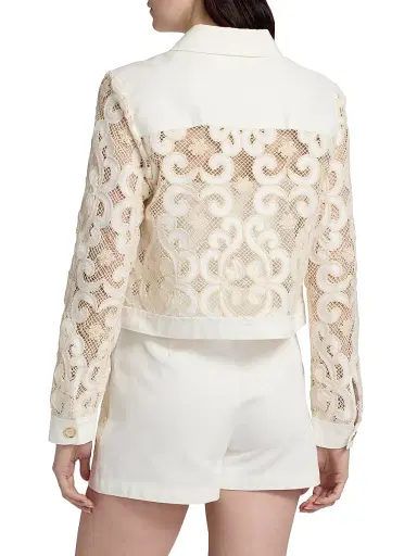 Ramy Brook Women's Saphire Embroidered Denim Jacket | Thumbnail 5