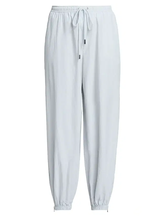 L'AGENCE Women's Mariko Zip-Cuff Jogger Pants - Pale Mist Blue