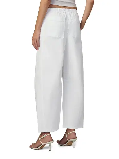 Joe's Jeans Women's The Bowie Wide-Leg Drawstring Pants - White - Size XS | Thumbnail 4 Joe's Jeans Women's The Bowie Wide-Leg Drawstring Pants - White - Size XS | Thumbnail 4