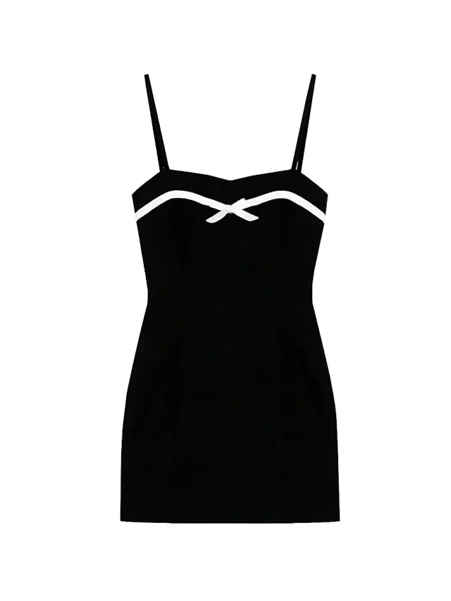 KatieJ NYC Girl's Jayda Sweetheart Minidress - Blackwhite