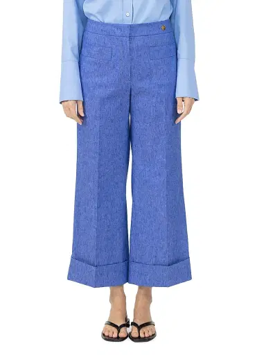 CALLAS MILANO Women's Brody Crop Cuff Pants - Vintage Indigo - Size 10 | Thumbnail 2 CALLAS MILANO Women's Brody Crop Cuff Pants - Vintage Indigo - Size 10 | Thumbnail 2