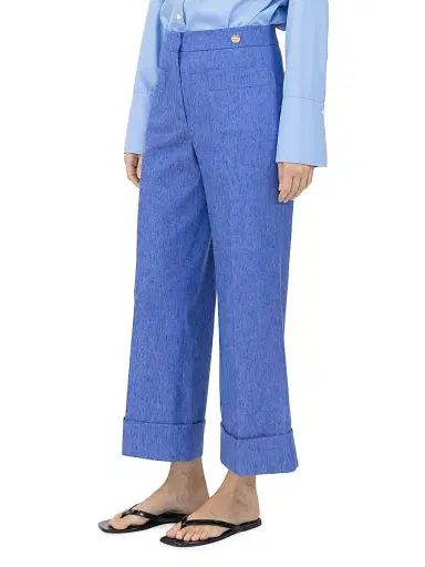 CALLAS MILANO Women's Brody Crop Cuff Pants - Vintage Indigo - Size 10 | Thumbnail 3 CALLAS MILANO Women's Brody Crop Cuff Pants - Vintage Indigo - Size 10 | Thumbnail 3