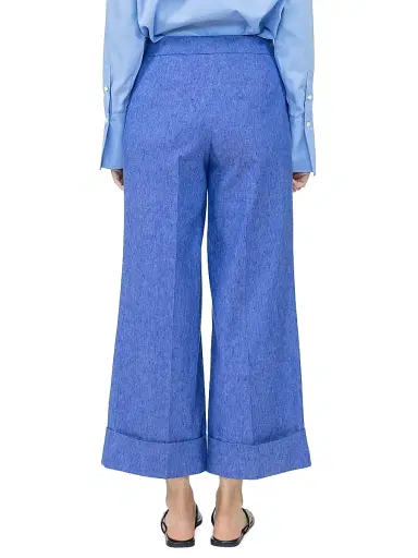 CALLAS MILANO Women's Brody Crop Cuff Pants - Vintage Indigo - Size 10 | Thumbnail 4 CALLAS MILANO Women's Brody Crop Cuff Pants - Vintage Indigo - Size 10 | Thumbnail 4