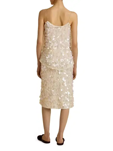 Marina Moscone Women's Paillette Camisole - | Thumbnail 3 Marina Moscone Women's Paillette Camisole - | Thumbnail 3
