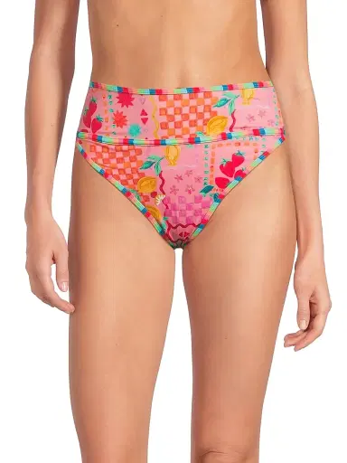 Beach Riot Women's Carlotta Bikini Bottom - Passion Fruit | Thumbnail 3