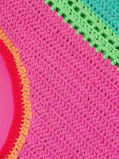 Beach Riot Women's Karmen Crochet Bikini Bottom - Aqua Haze Crochet | Thumbnail 6