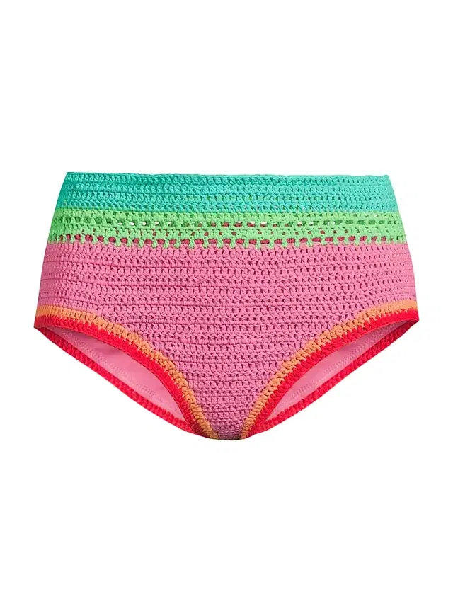 Beach Riot Women's Karmen Crochet Bikini Bottom - Aqua Haze Crochet