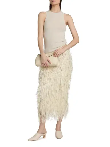 Co Women's Cashmere Tank - Pearl | Thumbnail 2