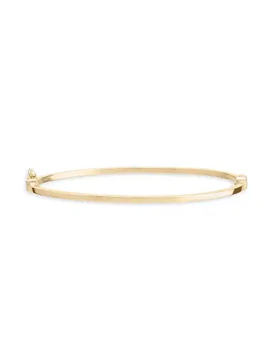 Lana Women's 14K Yellow Gold Thin Bangle - Yellow Gold | Thumbnail 1