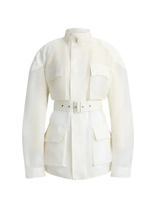 Ralph Lauren Collection Women's Zaria Silk Gazar Field Jacket - Cream