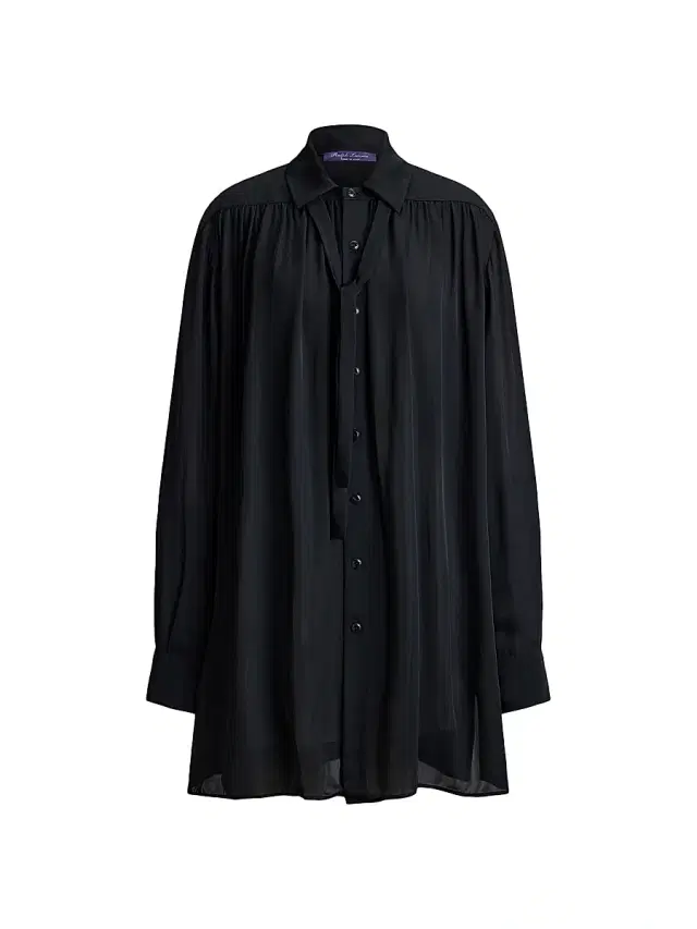 Ralph Lauren Collection Women's Karmen Satin Shirt - Black