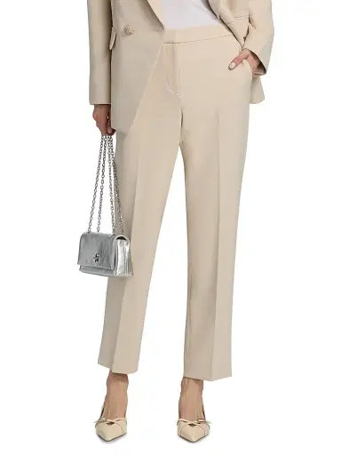Ungaro Women's June Stretch Crepe Tailored Slim-Straight Pants | Thumbnail 3