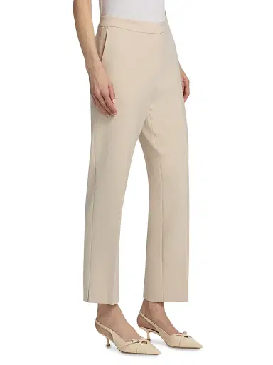 Ungaro Women's June Stretch Crepe Tailored Slim-Straight Pants | Thumbnail 4