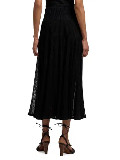 Ralph Lauren Collection Women's Celia Matte Ottoman Knit Midi-Skirt | Thumbnail 5 Ralph Lauren Collection Women's Celia Matte Ottoman Knit Midi-Skirt | Thumbnail 5