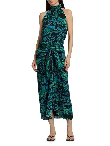 Ungaro Women's Ace Printed Halter Blouse | Thumbnail 2 Ungaro Women's Ace Printed Halter Blouse | Thumbnail 2