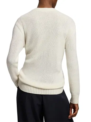 Ralph Lauren Collection Women's Polo Bear Cashmere Relaxed-Fit Sweater - Lux Cream | Thumbnail 5 Ralph Lauren Collection Women's Polo Bear Cashmere Relaxed-Fit Sweater - Lux Cream | Thumbnail 5