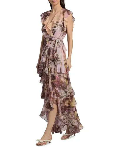 Kobi Halperin Women's Elanor Printed Ruffle Maxi Dress | Thumbnail 2 Kobi Halperin Women's Elanor Printed Ruffle Maxi Dress | Thumbnail 2