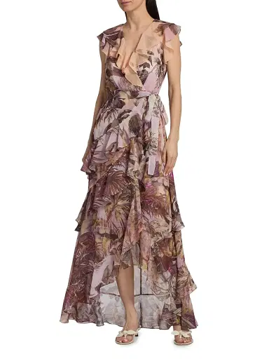 Kobi Halperin Women's Elanor Printed Ruffle Maxi Dress | Thumbnail 3 Kobi Halperin Women's Elanor Printed Ruffle Maxi Dress | Thumbnail 3