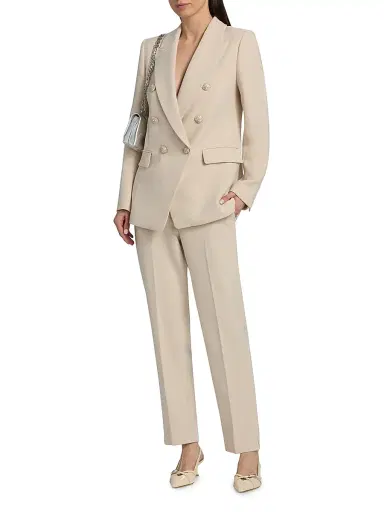 Ungaro Women's Amber Stretch Crepe Double-Breasted Jacket | Thumbnail 2