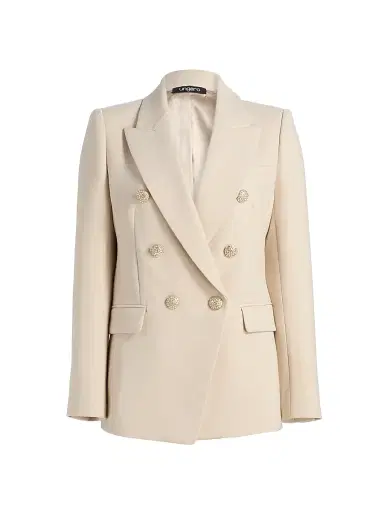 Ungaro Women's Amber Stretch Crepe Double-Breasted Jacket | Thumbnail 1