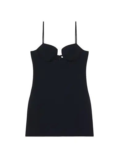 Givenchy Women's Cutaway Mini Dress in Crepe Cady - Black - Size 8 | Thumbnail 1 Givenchy Women's Cutaway Mini Dress in Crepe Cady - Black - Size 8 | Thumbnail 1