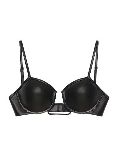 Givenchy Women's Cutaway Bra in Leather - Black - Size 10 | Thumbnail 1 Givenchy Women's Cutaway Bra in Leather - Black - Size 10 | Thumbnail 1
