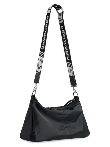 Balenciaga Men's D Ring Shoulder Strap - Black White | Thumbnail 3 Balenciaga Men's D Ring Shoulder Strap - Black White | Thumbnail 3