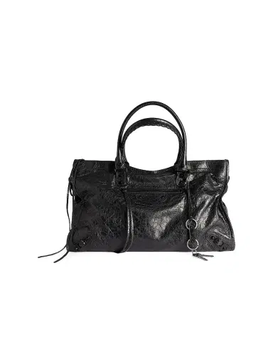Balenciaga Men's Le City Charm and Keychain - Black | Thumbnail 3